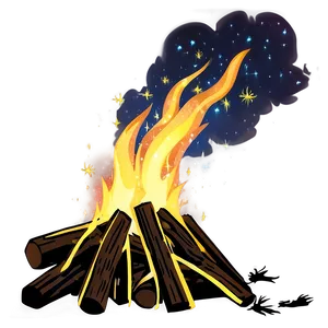 Anime Bonfire Night PNG Iqd26 PNG
