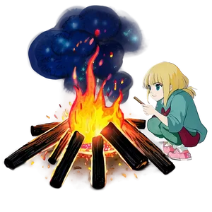 Anime Bonfire Night Png Nox16 PNG image