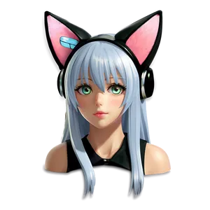 Anime Cat Ear Design Png 18 PNG image