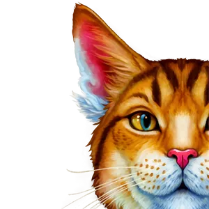 Anime Cat Face PNG 76