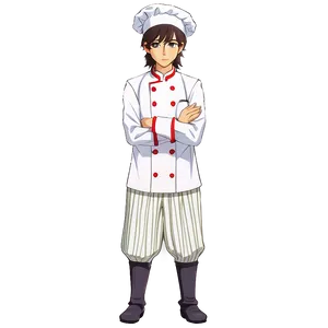 Anime Character In Chef Uniform PNG Dhe34 PNG