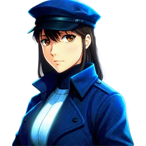 Anime Character In Detective Outfit PNG 51 PNG