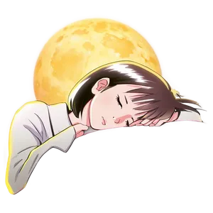 Anime Character Sleeping Peacefully PNG Mry88 PNG