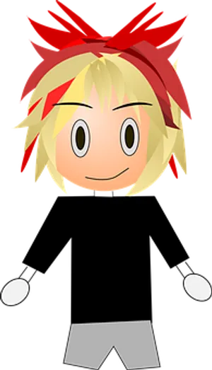Anime Character Vector Art