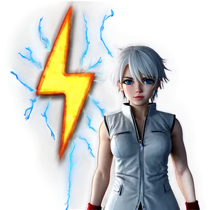 Anime Character With Lightning Power PNG 94 PNG