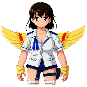 Anime Character With Wings Png 06252024 PNG image