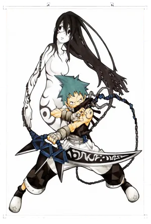 Anime Duo Soul Eater PNG image