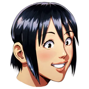 Anime Face Side View Png Psq42 PNG image