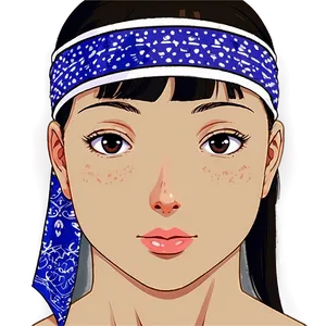 Anime Face With Bandana PNG Uuq PNG