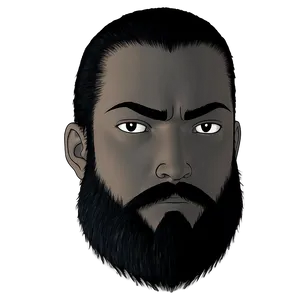 Anime Face With Beard PNG Ino