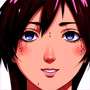 Anime Face With Piercings PNG Vdi