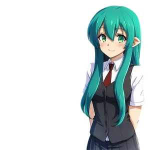 Anime Fan’s Choice: Green Haired Png Download 48 PNG image