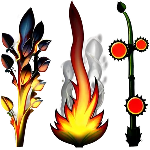 Anime Fire Flower Png 87 PNG image