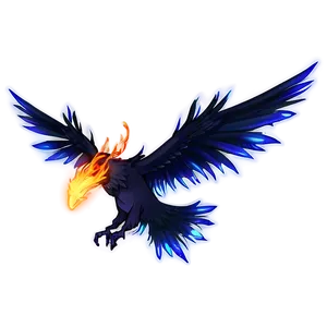 Anime Fire Phoenix PNG Cpl PNG
