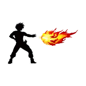 Anime Fireball Illustration Png Nrm PNG image