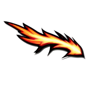 Anime Flame Burst Png 06252024 PNG image