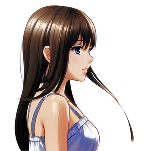 Anime Girl Hair PNG Pkf