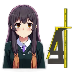 Anime Girl PNG 64