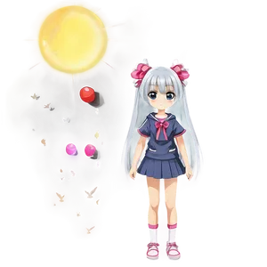 Anime Girl PNG Lwv17
