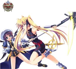 Anime Girls With Weapons PNG image