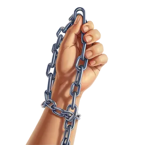 Anime Hand With Chain Png Hnd61 PNG image