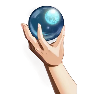 Anime Hand With Orb PNG Ucd PNG