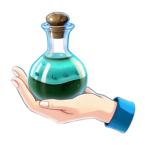 Anime Hand With Potion PNG 06202024 PNG