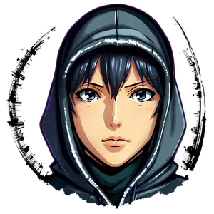 Anime Head In Hoodie Png 06272024 PNG image