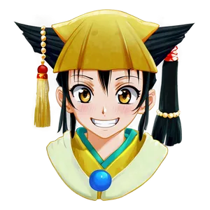 Anime Head In Traditional Clothing Png 06272024 PNG image