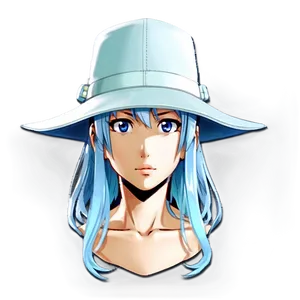 Anime Head With Hat Png Qgj85 PNG image