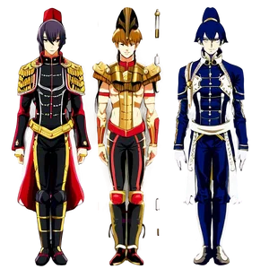 Anime Historical Figures PNG 13