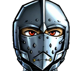 Anime Knight Face PNG 85