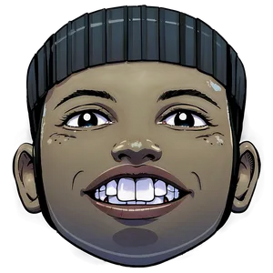 Anime Mouth Winking Png Vcq PNG image