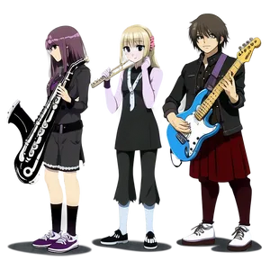 Anime Music Band PNG Xpm41