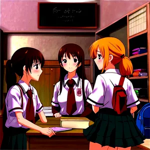 Anime School Life Png Lww PNG image