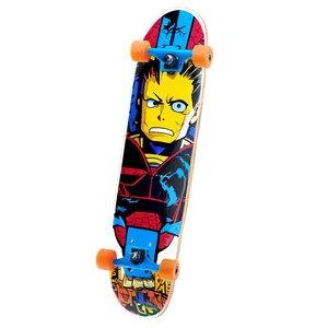 Anime Skateboard Deck Picture Png 06282024 PNG image