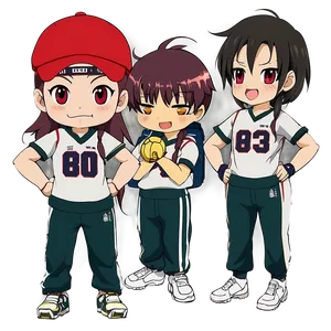 Anime Sports Team PNG Odk