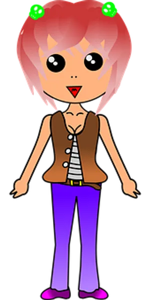 Anime Style Character Illustration