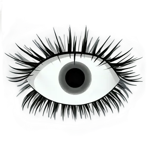 Anime Style Lashes Png 05252024 PNG image