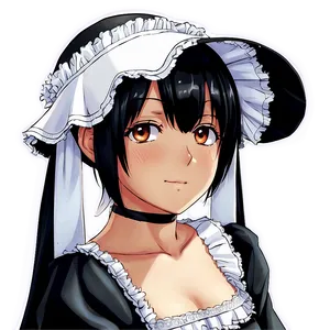 Anime Style Maid Hat Png Chc PNG image