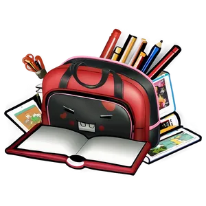 Anime-themed Book Bag Otaku PNG 21 PNG