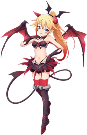 Anime Vampire Girl Illustration PNG