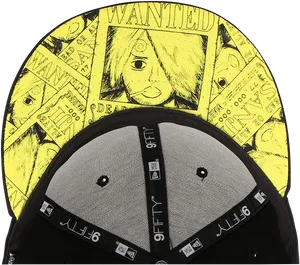 Anime Wanted Poster Cap PNG