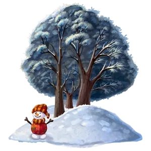 Anime Winter Scenes PNG 05032024