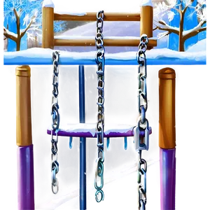 Anna And Elsa's Snowy Playground Png 69 PNG image