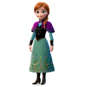 Anna Frozen 2 Final Outfit PNG Hdp91 PNG