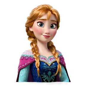 Anna Of Frozen Profile Png Pwf75 PNG image