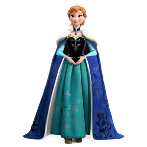 Anna's Coronation Frozen 2 PNG Uvk