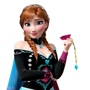 Anna's Winter Costume Frozen Png 06132024 PNG image