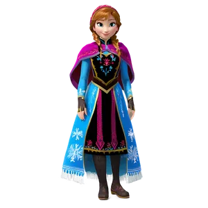 Anna's Winter Costume Frozen Png 75 PNG image